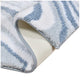 Riviera Homes Marble Print Bath Mat 2 Pack Blue 40 x 60cm Machine Washable Non Skid - Grey Taupe Blue – view 3