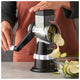 MIU Rotary Food Grater With 5 Replaceable Drums - Stainless Steel, Suction Base, Easy to Clean – view 4