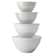 Pandex Ombre Mixing Bowls With Lids 4 Piece Set Grey - 100% Melamine, Heavy Weight, Dishwasher Safe, Lids Included – view 3