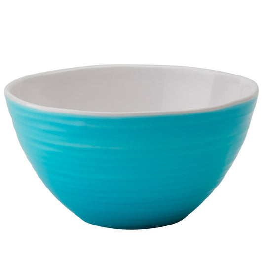Pandex Ombre Mixing Bowls 4 Piece Set Teal, 100% Melamine, Heavy Weight, Dishwasher Safe, Lids Included – view 2