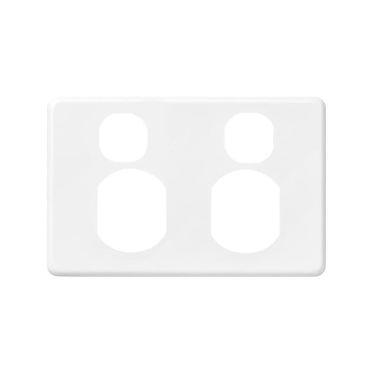 Deta Clip on Cover - Power Point Replacement - 75mm x 25mm x 115mm - White - Auzzistore