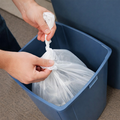 Grunt Kitchen Tidy Bags - 40L - High Density Polyethylene - Easy Tie Handles - 25 Pack