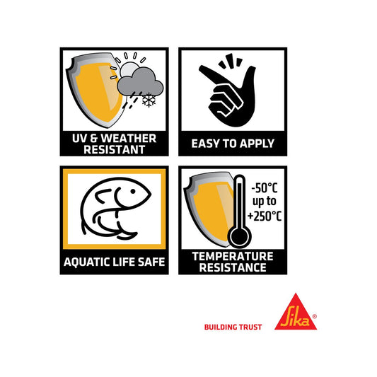 Sika 75g Aquarium Sikaseal - Silicone - 75g - UV Resistant - Safe For Aquatic Life – view 2 - Auzzistore