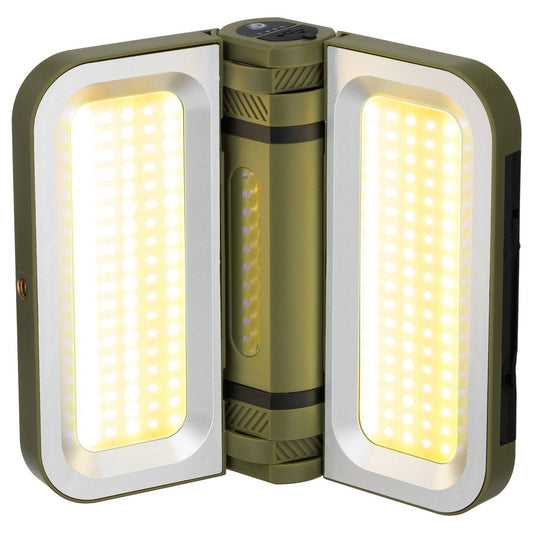 Arlec 2000lm Portable Worklight - Solar Rechargeable - 140mm x 165mm - Green – view 2