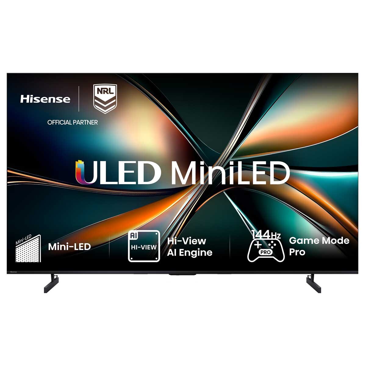 Hisense 55U6QAU 55 Inch ULED Mini-LED 4K QLED Smart TV with Screen Size Technology