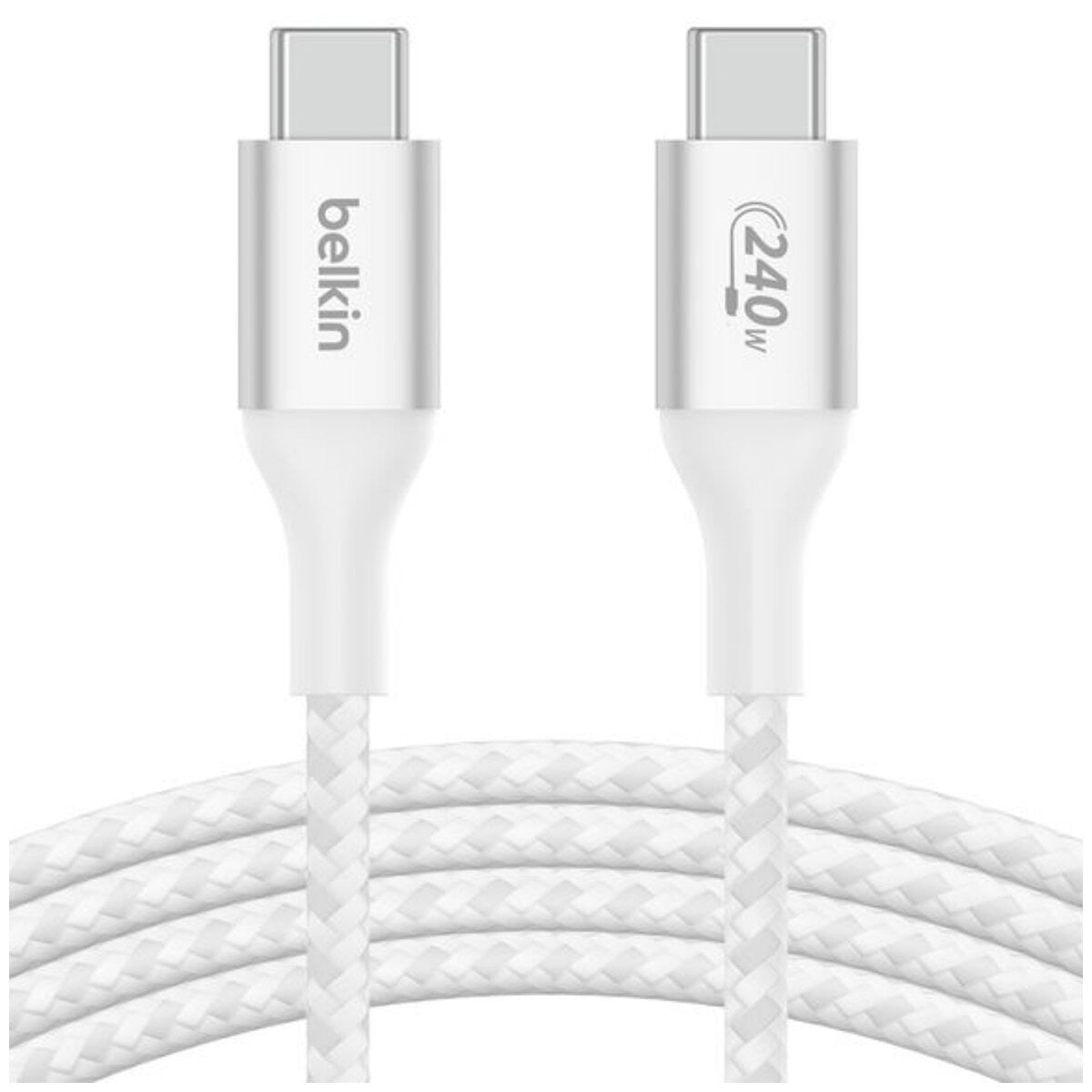 Belkin BoostCharge USB-C to USB-C Cable 2M EPR 240W PD 3.1 MacBook Chromebook iPad Charging Cable