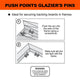 Everhang Push Point Glazier Picture Framing Pin 50 Pack Zinc Plated Durable