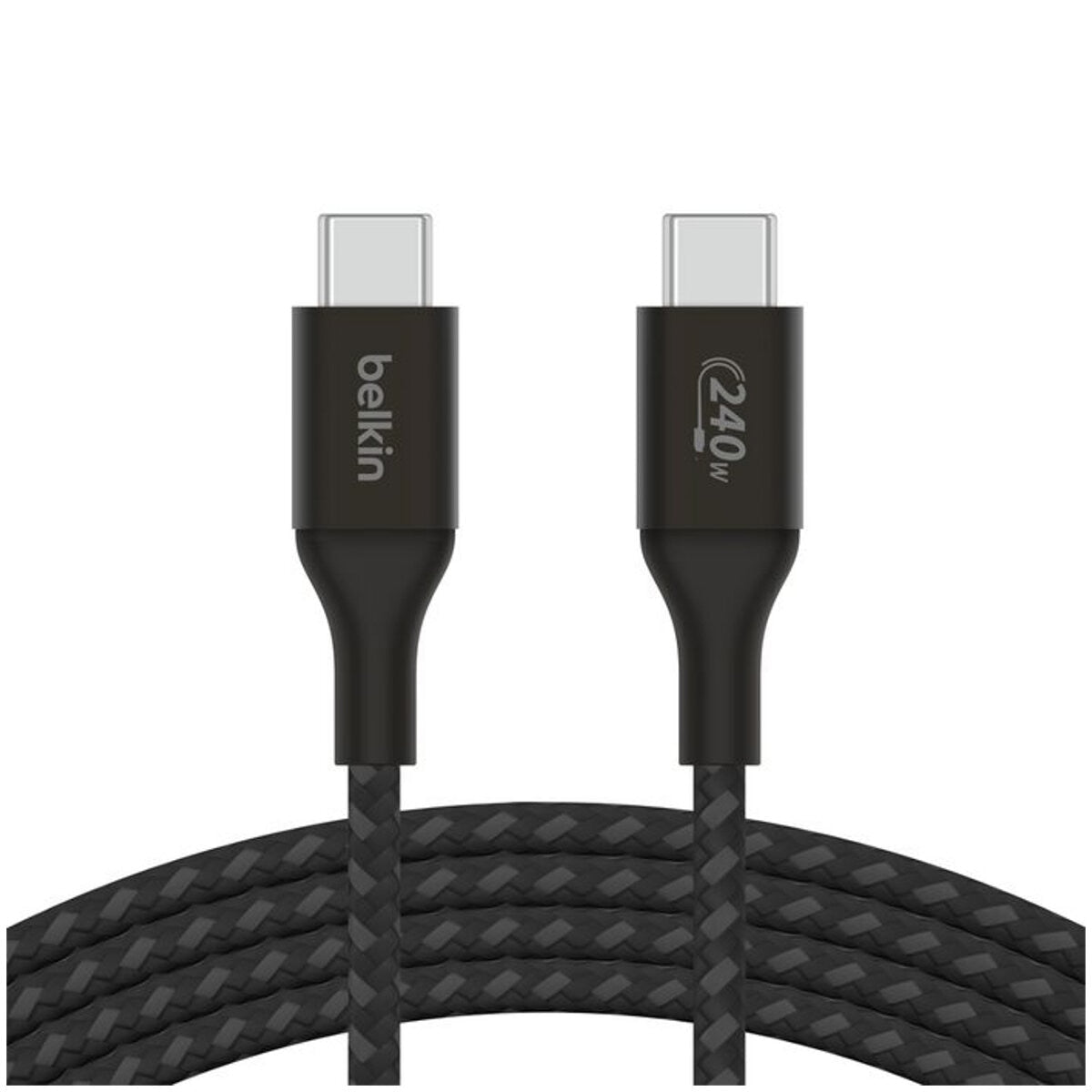 Belkin BoostCharge USB-C Cable 2M Black - CAB015BT2MBK, Fast Charging & Durable