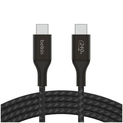 Belkin BoostCharge USB-C Cable 2M Black - CAB015BT2MBK, Fast Charging & Durable