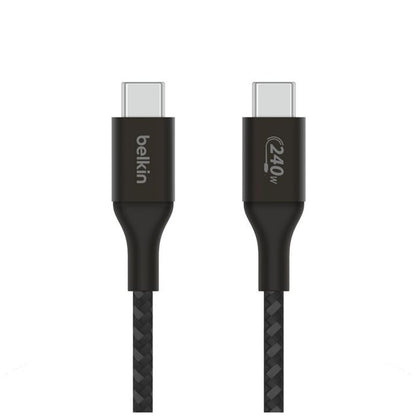 Belkin BoostCharge USB-C Cable 2M Black - CAB015BT2MBK, Fast Charging & Durable