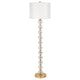 Cafe Lighting and Living Evie Floor Lamp Mercury Glass And Brass Gold Shade — image 2