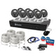 Swann NVR 8 Cameras Security 4K Monitoring 2TB 5MP SWNVK-876808-AU - Colour Night Vision, Motion Detection, Smartphone Integration