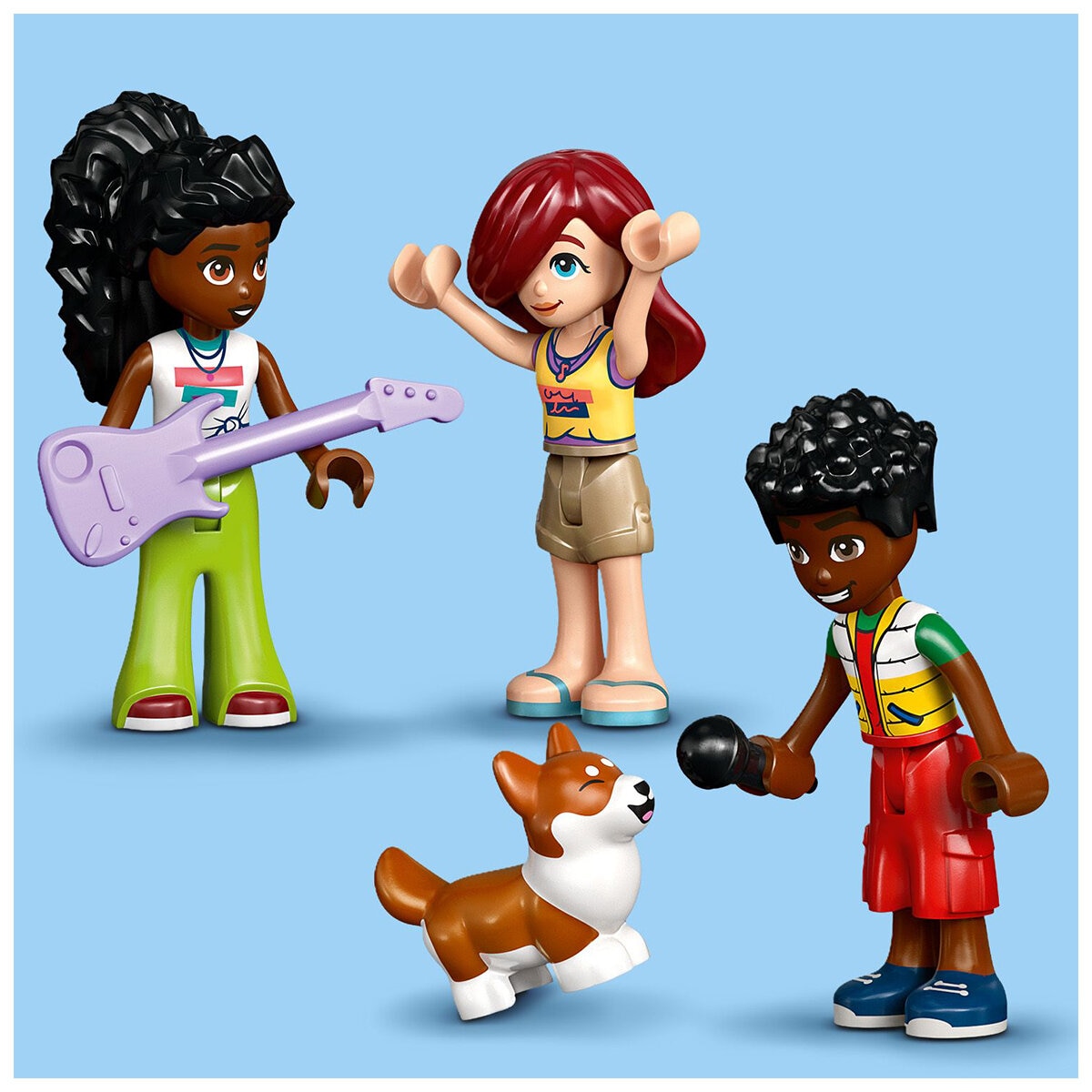 LEGO Friends Music Shop & Apartment 42653 - Music Studio, Recording Booth, Mini-doll Figures, Keyboard, Drum Set, Creative Play