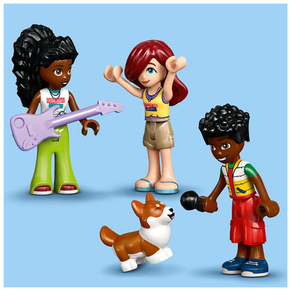 LEGO Friends Music Shop & Apartment 42653 - Music Studio, Recording Booth, Mini-doll Figures, Keyboard, Drum Set, Creative Play