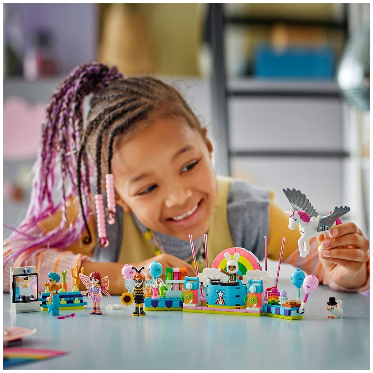 LEGO Friends Costume Party Unicorn Fairy 42661 Building Kit with 4 Minidolls & Party Accessories