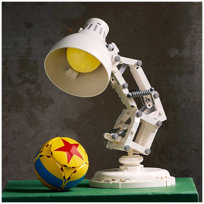 LEGO Ideas Disney Pixar Luxo Jr. 21357 Building Set for Adults | Fully Articulated Display Model with Disney Pixar Ball & Easter Eggs