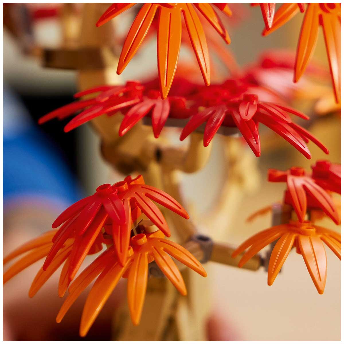 LEGO Botanicals Japanese Red Maple Bonsai Tree 10348 Building Kit for Adults | Red & Orange Leaves | Dark Green Plant Pot | 474 Pieces