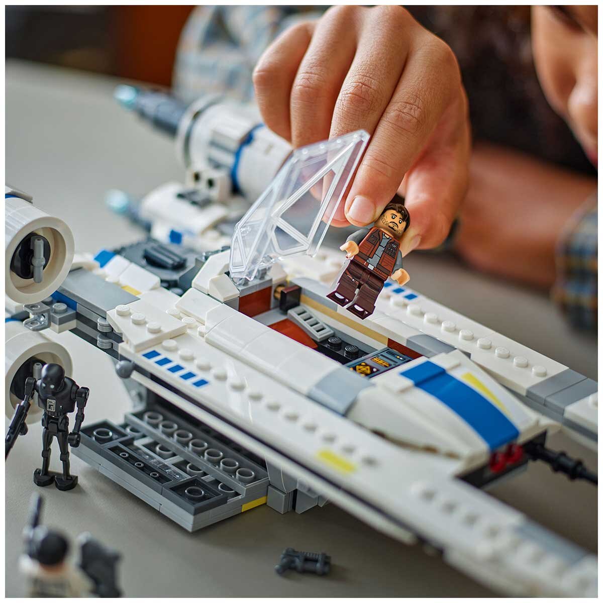 LEGO Star Wars Rebel U-Wing Starfighter 75399 Cassian Andor K-2SO Season 2 Scenes Buildable Model Kit 3 Minifigures & Accessories