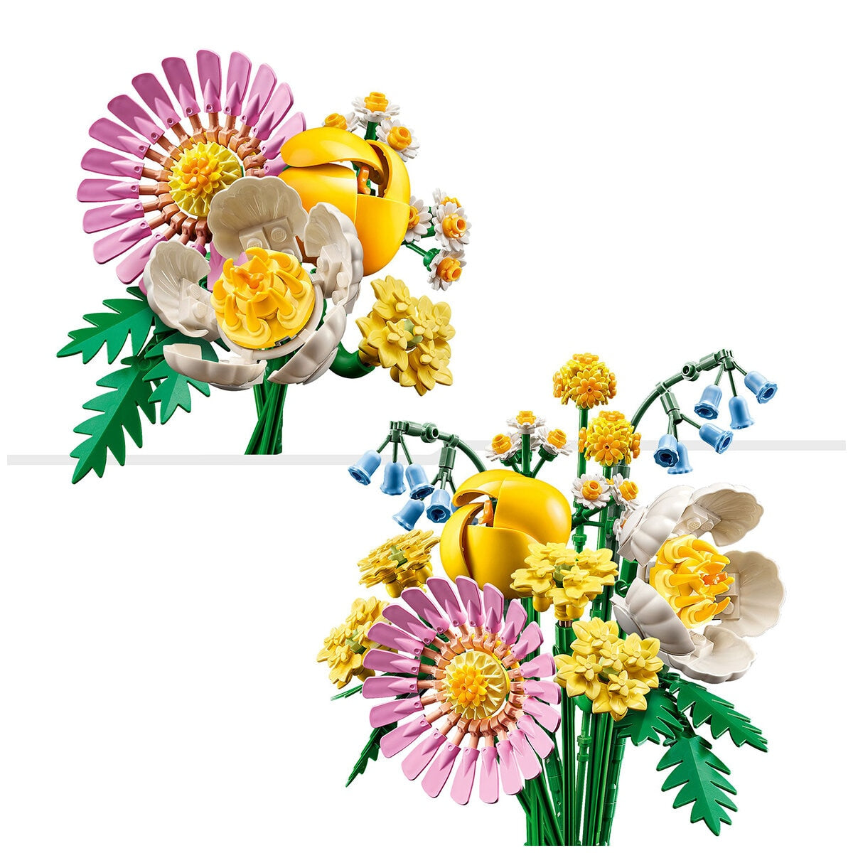 LEGO Botanicals Petite Sunny Bouquet 10347 with 373 Pieces - Buildable Flower Decor Set for Kids and Adults - Adjustable Stems and 7 Species of LEGO Flowers