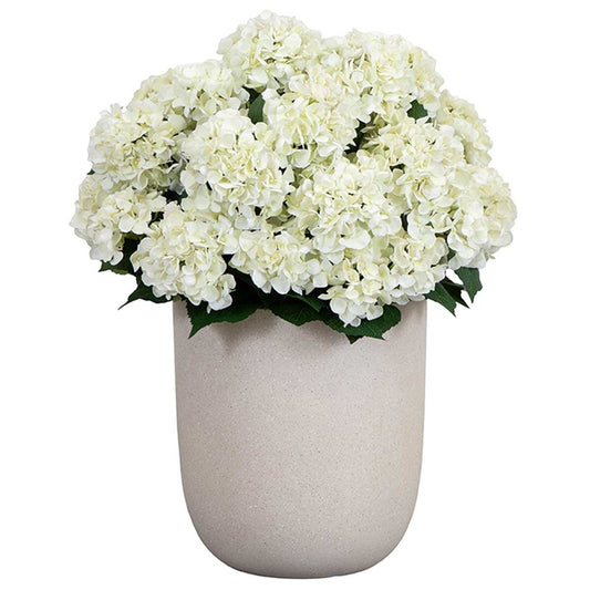 Nearly Natural Artificial Hydrangea Floor Plant with Real Touch Petals and Bendable Branches – view 2 - Auzzistore