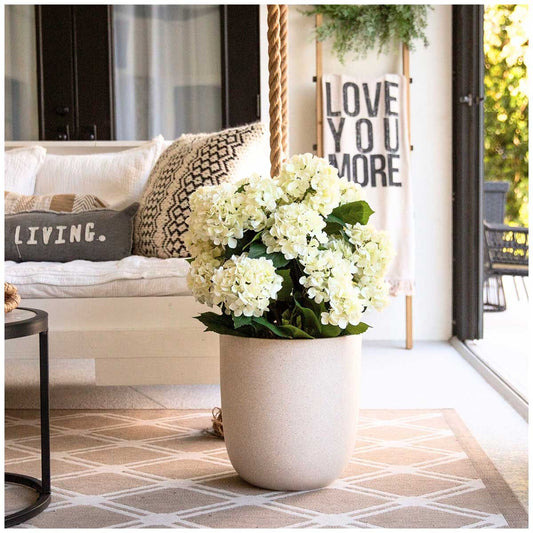 Nearly Natural Artificial Hydrangea Floor Plant with Real Touch Petals and Bendable Branches - Auzzistore