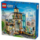 LEGO City Central Train Station 60469 with Clock Tower, Coffee Bar, Lift, and Railway Maintenance Vehicle – view 6