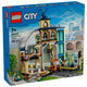 LEGO City Central Train Station 60469 with Clock Tower, Coffee Bar, Lift, and Railway Maintenance Vehicle – view 8