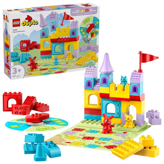 LEGO DUPLO Hopsy's Castle Game 10450 | 2-in-1 Board Game for Toddlers | Counting, Color Sorting, Educational Toy