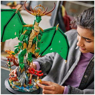 LEGO NINJAGO The Guardian Dragon 71847 1650-Piece Posable Display
