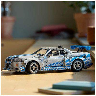 LEGO Technic 2 Fast 2 Furious Nissan Skyline GT-R R34 Car Model Kit 42110