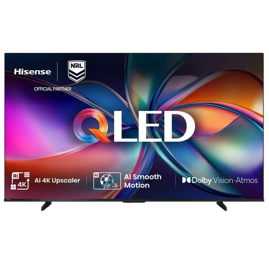 Hisense 55 Inch Q6QAU 4K QLED Smart TV - 55Q6QAU - Quantum Dot Technology - Dolby Vision - Screen Size