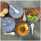 Signature Stoneware Bowls With Spoon Set - 8 Piece, Blue & White Pattern, Microwave & Dishwasher Safe – view 4