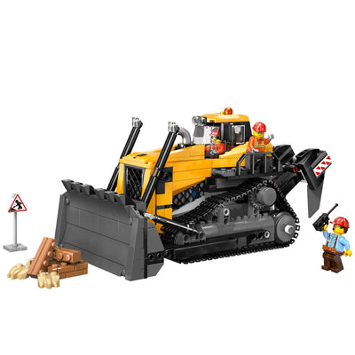LEGO City Yellow Bulldozer Building Set Construction Vehicle Toy 60466