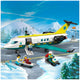 LEGO City Emergency Air Ambulance Airplane 60465 with Fold-Down Boarding Stairs, Onboard Medical Lab, Snow Scooter, Airport Scene, and 4 Minifigures – view 10