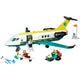 LEGO City Emergency Air Ambulance Airplane 60465 with Fold-Down Boarding Stairs, Onboard Medical Lab, Snow Scooter, Airport Scene, and 4 Minifigures – view 2