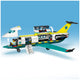 LEGO City Emergency Air Ambulance Airplane 60465 with Fold-Down Boarding Stairs, Onboard Medical Lab, Snow Scooter, Airport Scene, and 4 Minifigures – view 4