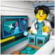 LEGO City Emergency Air Ambulance Airplane 60465 with Fold-Down Boarding Stairs, Onboard Medical Lab, Snow Scooter, Airport Scene, and 4 Minifigures – view 6