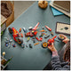 LEGO NINJAGO Ninja Combat Vehicle 71844 561-Piece Set with 6 Minifigures, Kai, Wyldfyre, Cole, Frak, 2 Villains, 24cm Long – view 5