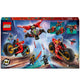 LEGO NINJAGO Ninja Combat Vehicle 71844 561-Piece Set with 6 Minifigures, Kai, Wyldfyre, Cole, Frak, 2 Villains, 24cm Long – view 9