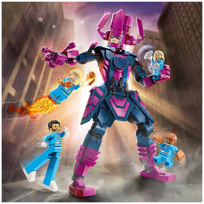 LEGO Marvel Fantastic Four vs. Galactus Construction Figure 76316 | 427 Pieces, Ages 9+, 28 cm Tall Galactus, 4 Minifigures