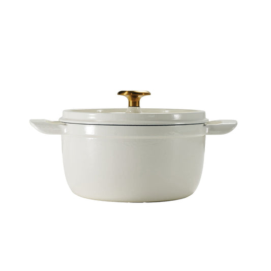 Tramontina Dutch Oven 2 Piece Marshmallow Set, Cast Iron, Porcelain Enamel, Self-Basting Lids, Stainless Steel Knob, 3.7L & 5.6L Sizes – view 2