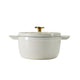 Tramontina Dutch Oven 2 Piece Marshmallow Set, Cast Iron, Porcelain Enamel, Self-Basting Lids, Stainless Steel Knob, 3.7L & 5.6L Sizes – view 2