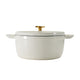 Tramontina Dutch Oven 2 Piece Marshmallow Set, Cast Iron, Porcelain Enamel, Self-Basting Lids, Stainless Steel Knob, 3.7L & 5.6L Sizes – view 3