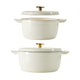 Tramontina Dutch Oven 2 Piece Marshmallow Set, Cast Iron, Porcelain Enamel, Self-Basting Lids, Stainless Steel Knob, 3.7L & 5.6L Sizes – view 4