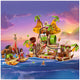 LEGO Disney Moana Kakamora Barge 43258 Building Set with 572 Pieces, 9 Characters, and Splitting Feature – view 9