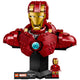 LEGO Marvel Iron Man MK4 Bust 76327 | Collectible Model with 436 Pieces, Adjustable Flaps, Shoulder Cannons, Rotating Head, and Iron Man Minifigure – view 2