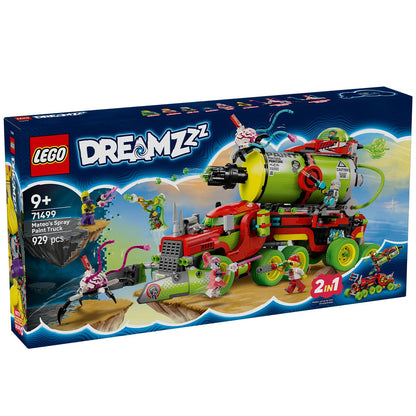 LEGO DREAMZzz Mateo's Spray Paint Truck 71499 Building Set | Ages 9+ | 929 Pieces | Transformable Truck Toy