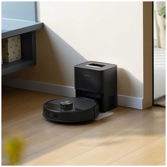 Roborock Q7T+ Vacuum Cleaner - 10,000 Pa HyperForce Suction, Dual Anti-Tangle Design, Auto-Empty Dust, Ideal for Hardwood, Tiles, Laminate, Vinyl, Carpet