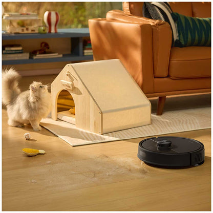 Roborock Q7T+ Vacuum Cleaner - 10,000 Pa HyperForce Suction, Dual Anti-Tangle Design, Auto-Empty Dust, Ideal for Hardwood, Tiles, Laminate, Vinyl, Carpet