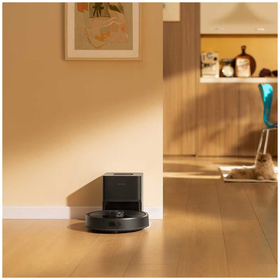 Roborock Q7T+ Vacuum Cleaner - 10,000 Pa HyperForce Suction, Dual Anti-Tangle Design, Auto-Empty Dust, Ideal for Hardwood, Tiles, Laminate, Vinyl, Carpet